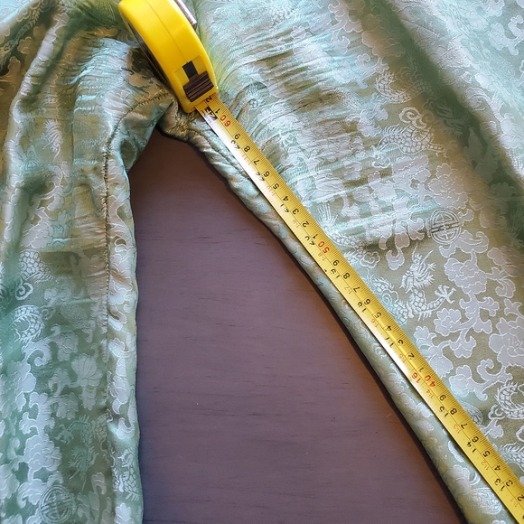 Oriental/Asian Style Pants in Green sz M - Picture 7 of 8